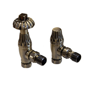 Crocus Thermostatic Valve Antique Brass Lacquered Range